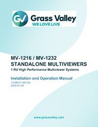MV-1216 MV-1232 User Manual